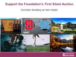 Support NCDS Foundation’s first silent auction by donating an item here. Don't have an item to donate? You can still help by Contributing a gift card.